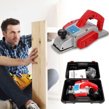 Hobelmaschine Balkenhobel 1300W Elektro Handhobel Set 90 mm Hobelbreite 13000RPM