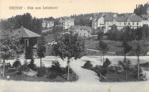 Oberhof panorama blick vom - ak,