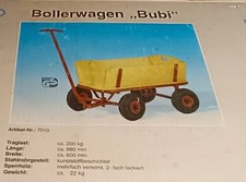 Holz-Bollerwagen Bubi, Hand-