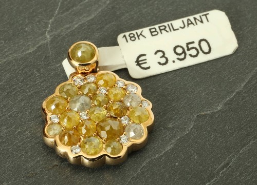 Anhänger mit diamanten - anhänger, insg