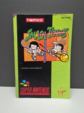 SMASH TENNIS SUPER NINTENDO SNES PAL/EUR ANLEITUNG HANDBUCH MANUAL BOOK
