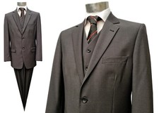 Herren Anzug 3-teilig Regular