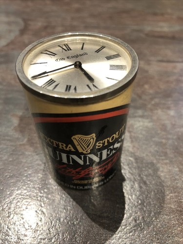 Guinness miniatur uhrenfass - guinness,