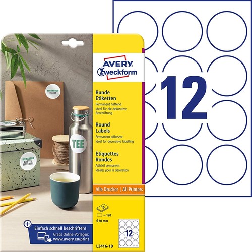 Avery zweckform runde - avery,