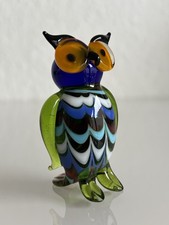 Glas Eule sehr bunte Figur