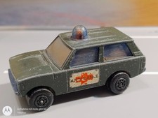 Matchbox 1975 Rolamatics No.20 Police Patrol, Range Rover, Army Ambulance, oliv