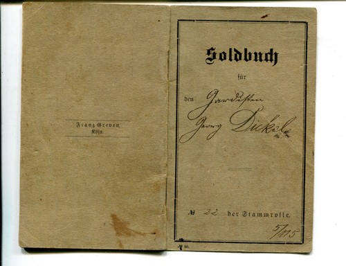 Soldbuch hessisches - soldbuch,