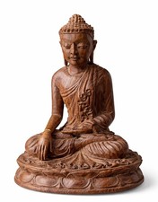 Kleine Buddha Holzfigur –