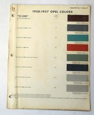1957 - 1958 OPEL DUPONT COLOR