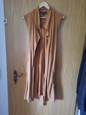 New Yorker Amisu Weste Mantel Braun 38 Wildleder