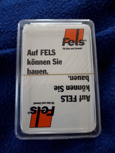 Skatspiel mit werbung von - werbung,