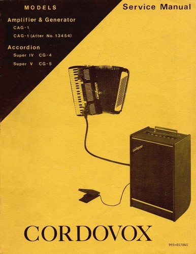Cordovox super accordion - super, iv
