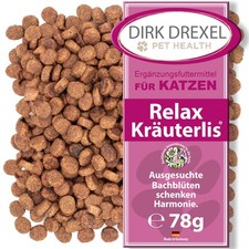 Relax Kräuterlis für Katzen 78g | Angst und Stress | Bachblüten | Innere Ruhe