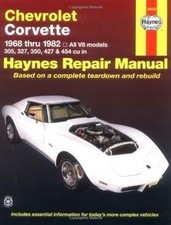 Chevrolet Corvette, 1968-1982 (Haynes Repair Manu... | Book | condition like new
