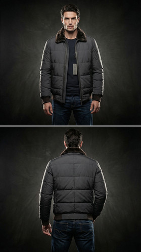 Herren wende blouson stepp - herren, wende-blouson