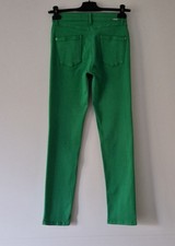 Cambio Damen Jeans, Grün, Gr.36/34, Five-Pocket-Style, Logoknopf, Stretch, Top