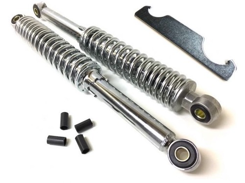 360mm chrom stoßdämpfer satz - chrom,