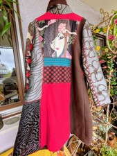 Desigual Patchwork Mantel Gold