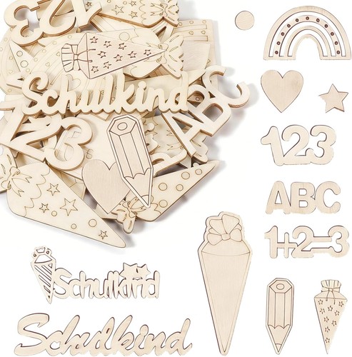 Einschulung deko holz 200 - deko,