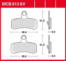 TRW Bremsbelag (für