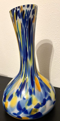 Vase mundgeblasen zwiesel - mundgeblasen, blau