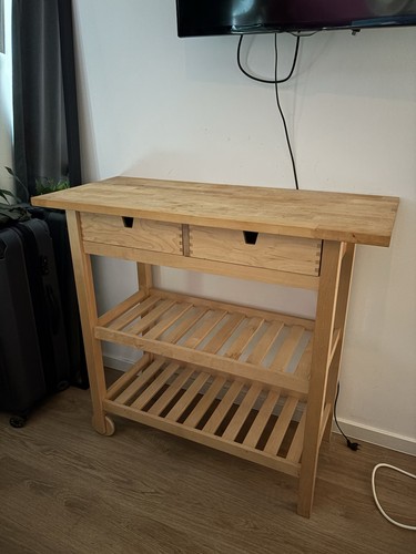 Holz stehtisch natur - holz,