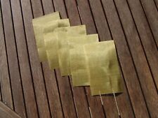 5 x Messing Netz Bogen Sieb Filter BW - Qualität Oldtimer Tank 20x12 cm