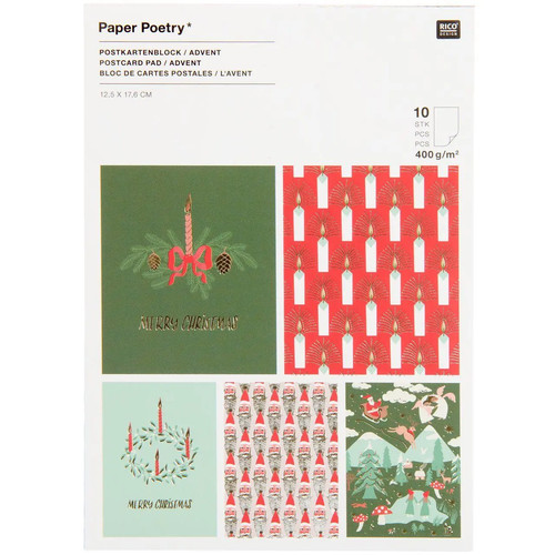 Postkartenblock advent - postkartenblock,