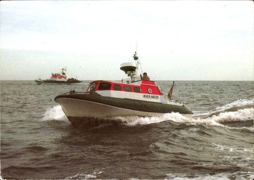 Seenot rettungsboot wilhelm - ak,