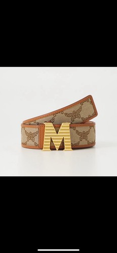 Mcm gürtel beige - beige, leder