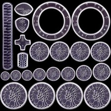 Spirograph-Zeichen-Set 22