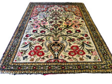 Wertvoller Handgeknüpfter Orientteppich - Ghoum Seidenteppich 80X58cm