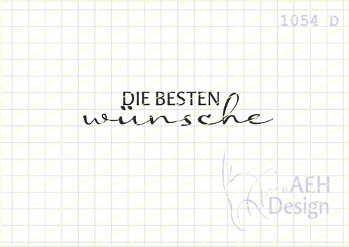 Aeh design gummistempel - gummistempel, 1054d