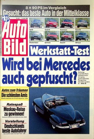 Auto bild 1990 vw - bild, golf