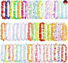 50 Stück hawaiianische Leis-Party-Dekorationen, 50 Stile hawaiianische Leis 