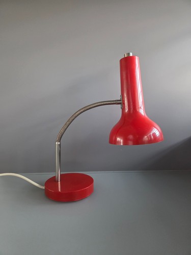 Vintage tischlampe 70er rot - vintage,