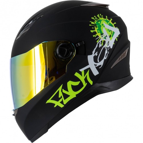 Motorradhelm sting you grün - motorradhelm,