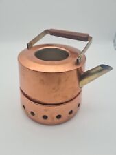 Alter Kupferkessel mit Griff Dekoelement Vintage Gaskochfeld