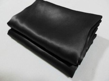 100% Seide Bettwäsche 2-tlg 80X80 Kissenbezug+135X200 Bettbezug 16MM Schwarz