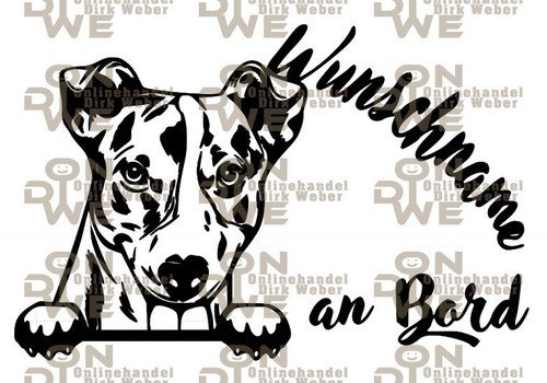 Aufkleber jack russel - "jack, 2"