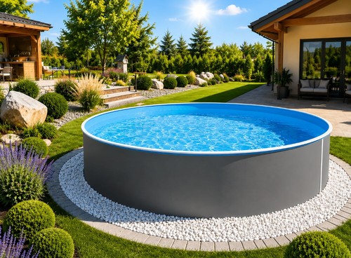 Stahlwandpool set 1 20 - x, 1,20