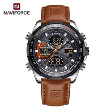 NAVIFORCE Herren Armbanduhr Militär Sportuhr Chronograph Wasserdicht NAVIFORCE