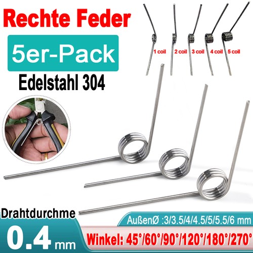 Schenkelfeder 4mm - schenkelfeder, Ø