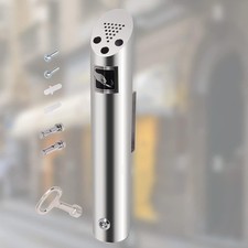 Edelstahl Aschenbecher Wand