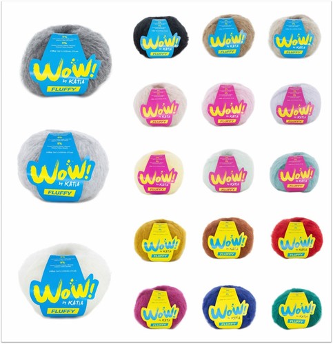 100g katia wow fluffy dicke - 100g,