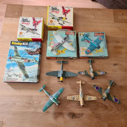 Dinky toys spitfire - me109, zero