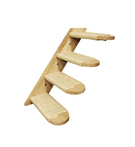 Katzen wandtreppe katzenleiter - wandtreppe,