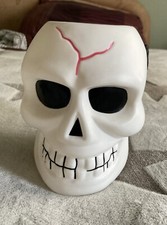 #216# H&M Halloween Totenkopf Eimer für Süßes oder Saures