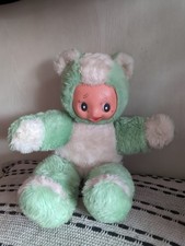 Gummigesicht Plüschpuppe  Vintage Sonnenberg 1970er Jahre