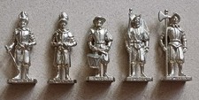 Ü-EI - 5 × Metallfiguren